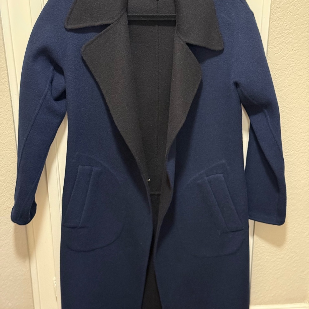 Elegant Rag & Bone Navy Blue/Black Women's Coat
